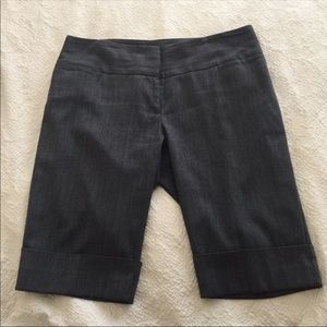 Karen Kane Charcoal Grey Dressy Shorts